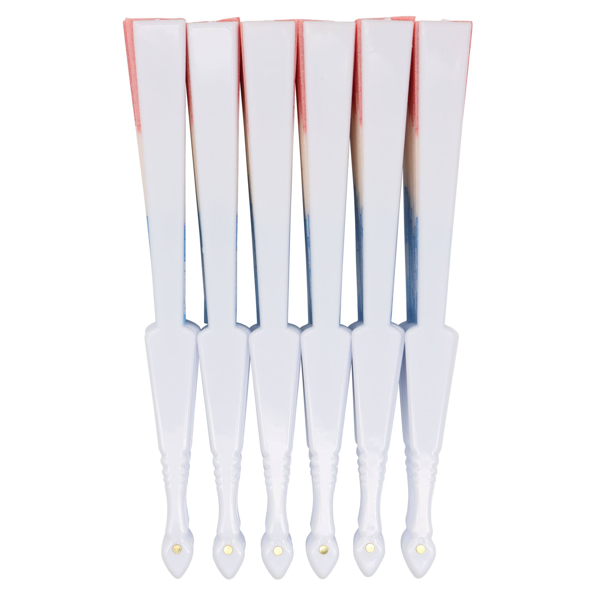 Red, White & Blue Fans, 6ct. by Celebrate It®